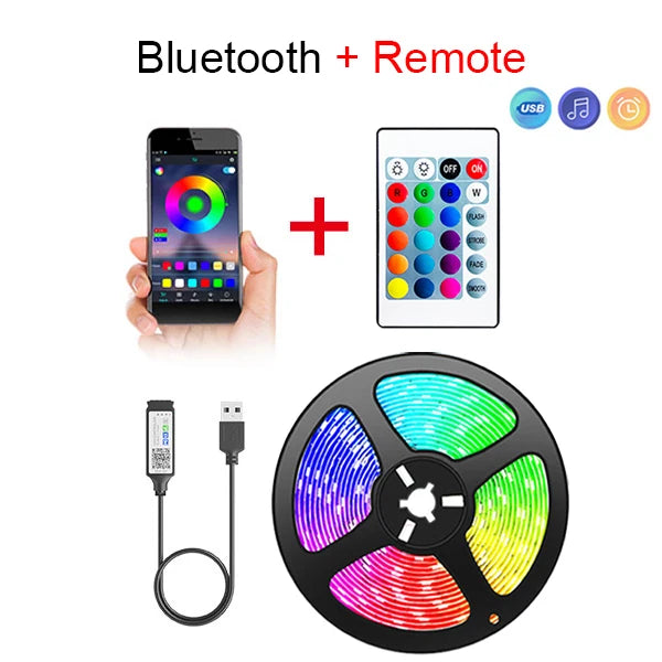 GlowFlex RGB Bluetooth Strips