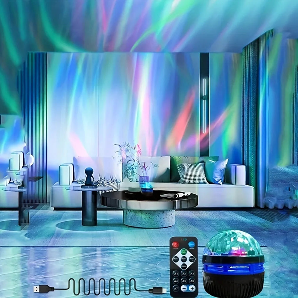 LED Galexy Ocean Wave lamp