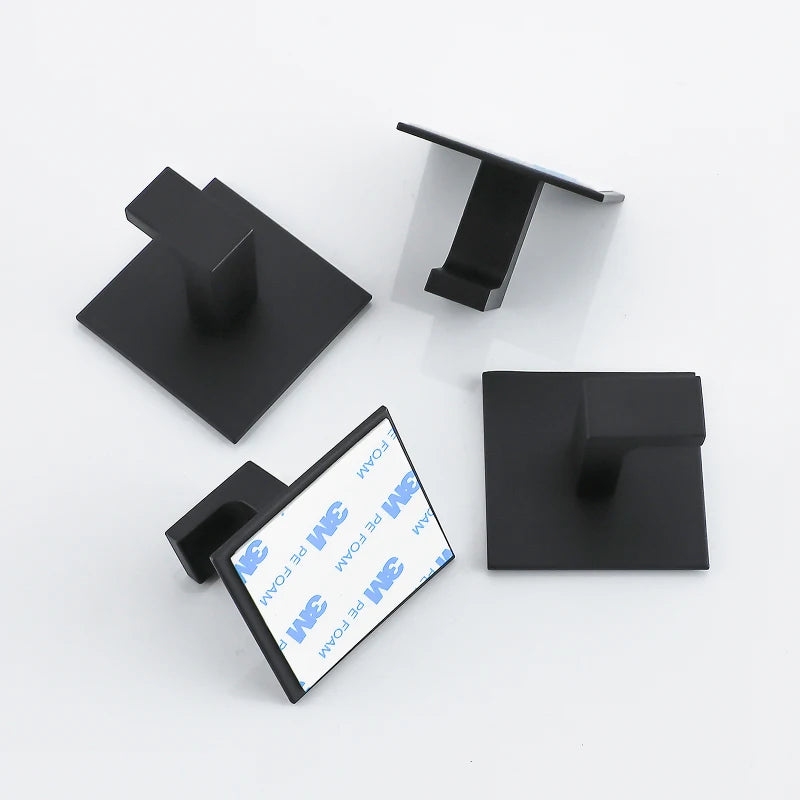 Sleek Self-Adhesive Wall Hooks