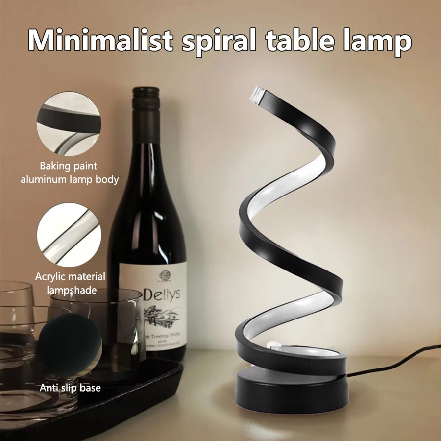 Luna Spiral LED Light