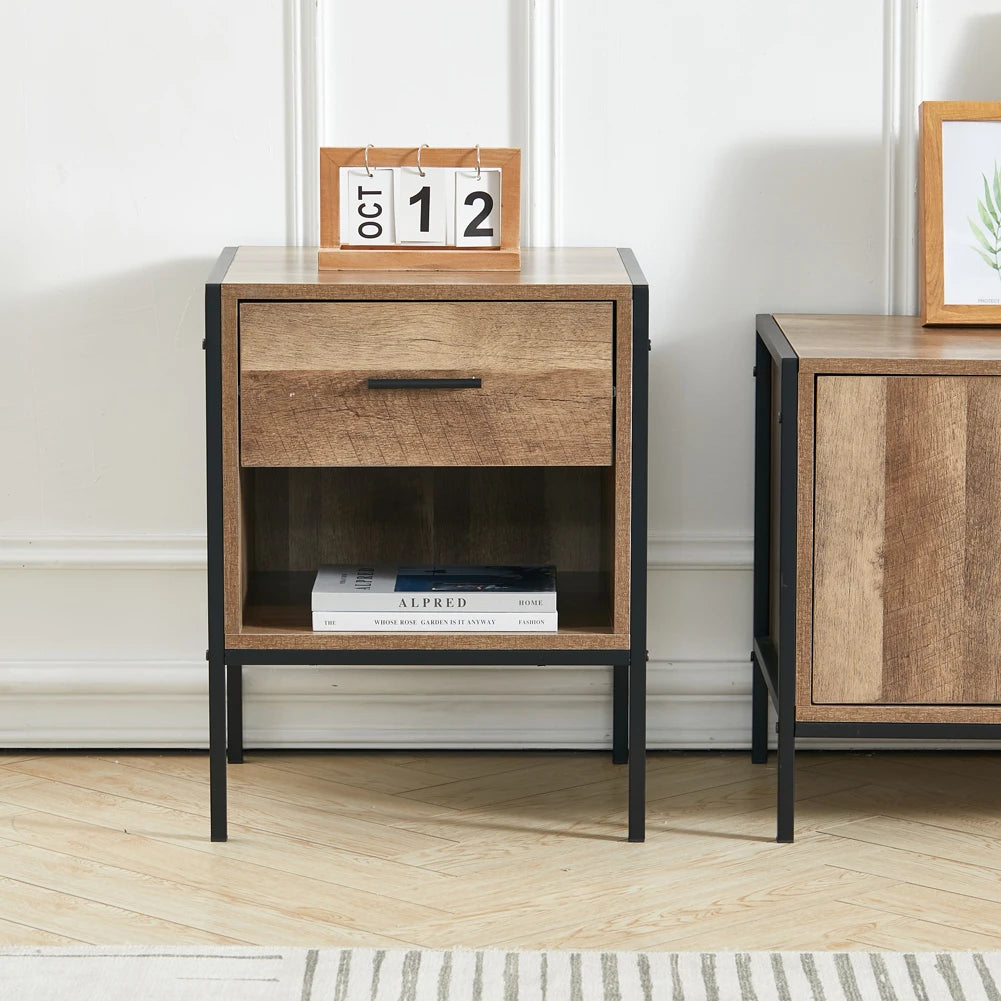 Ironwood Bedside Table
