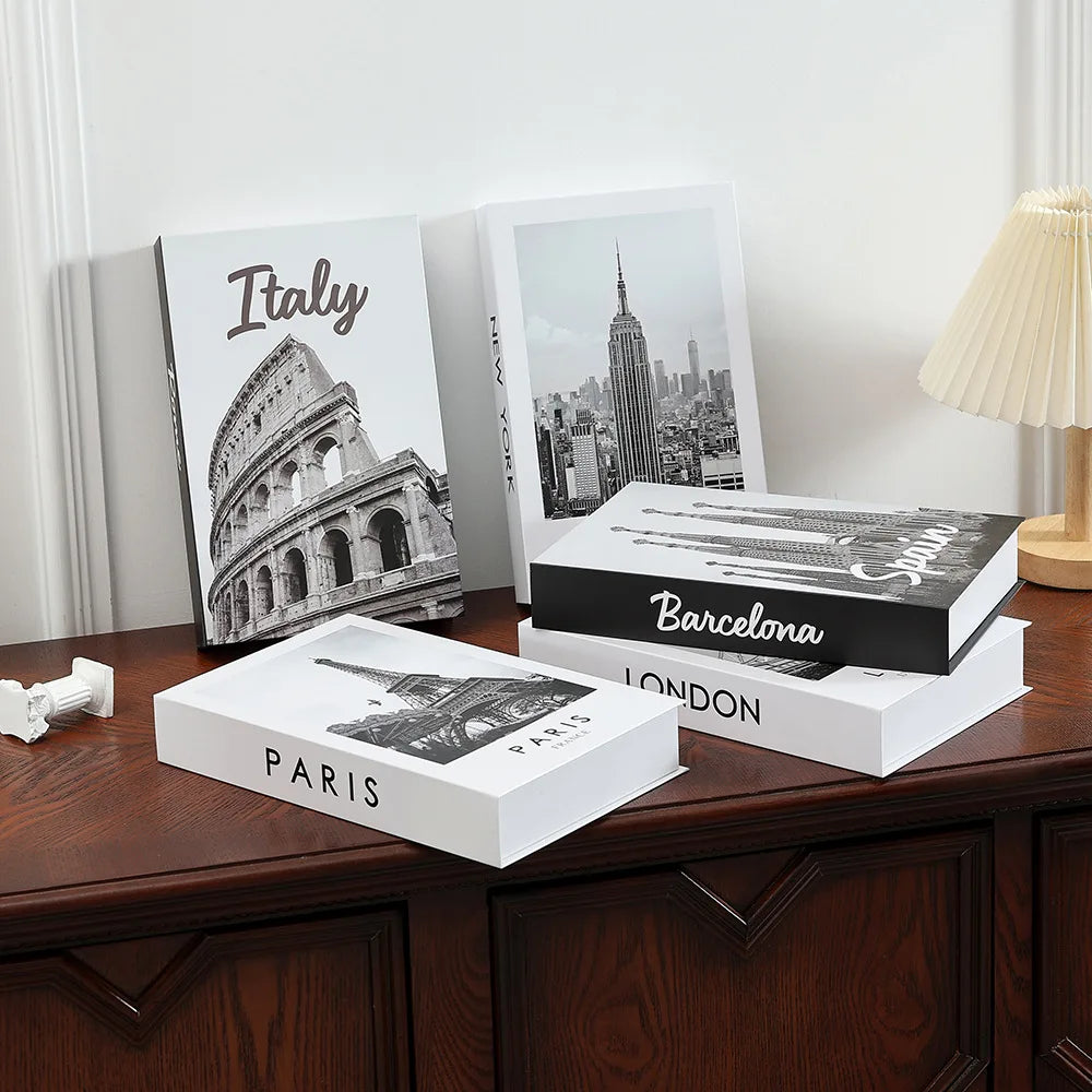Chic Faux Book Decor