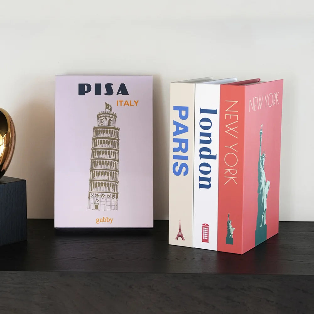 Chic Faux Book Decor