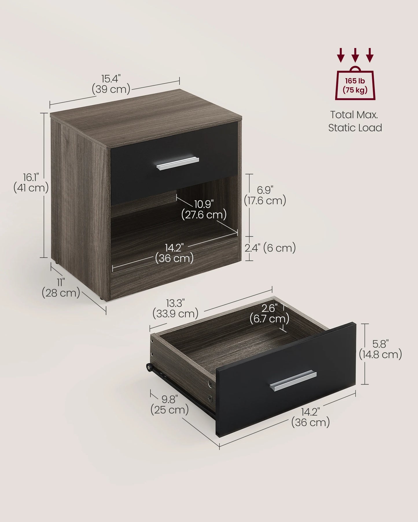CharmWood Nightstand