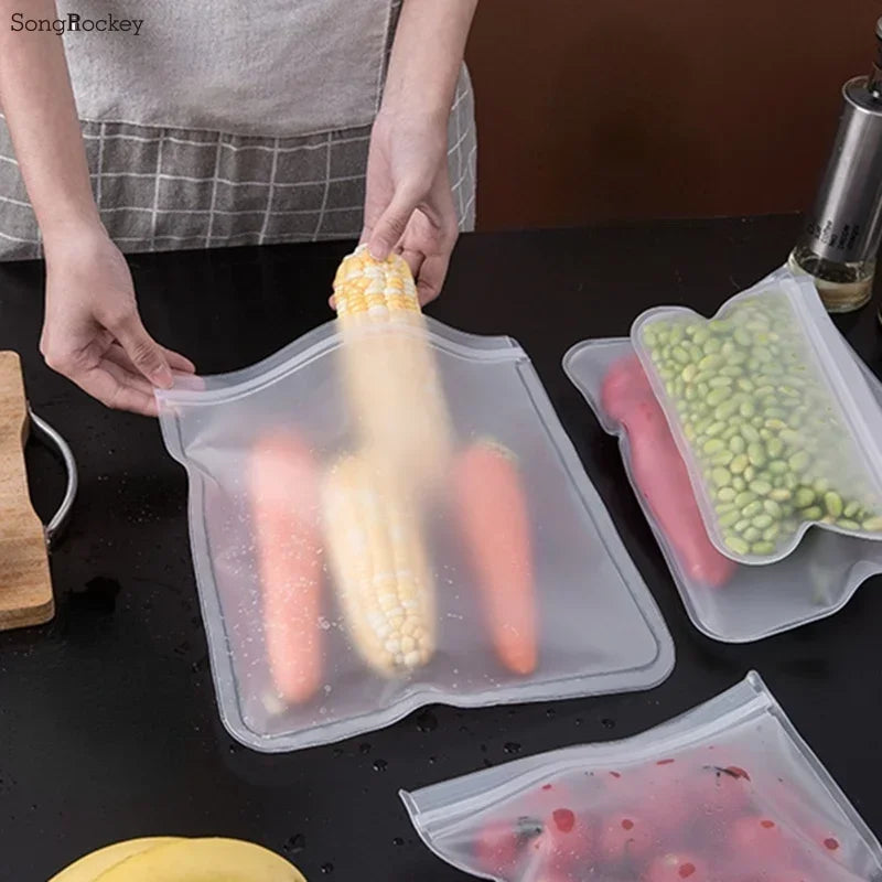 Zip & Save Silicone Pouches