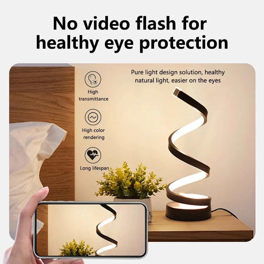 Luna Spiral LED Light