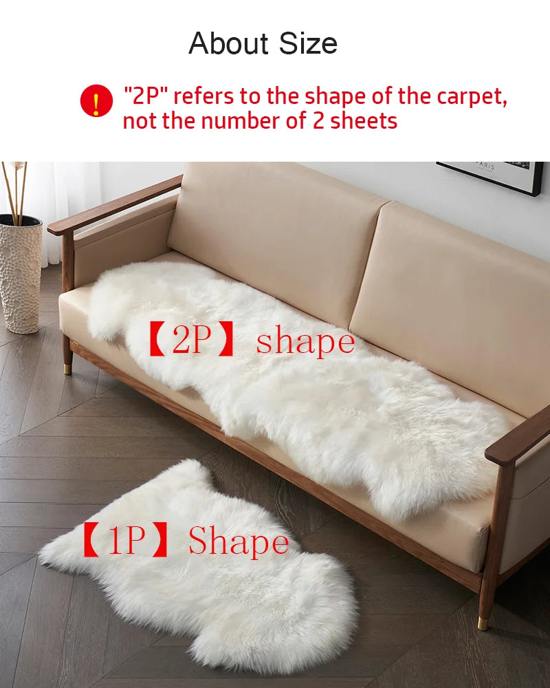 Soft Faux Fur Cloud fluffy Rug