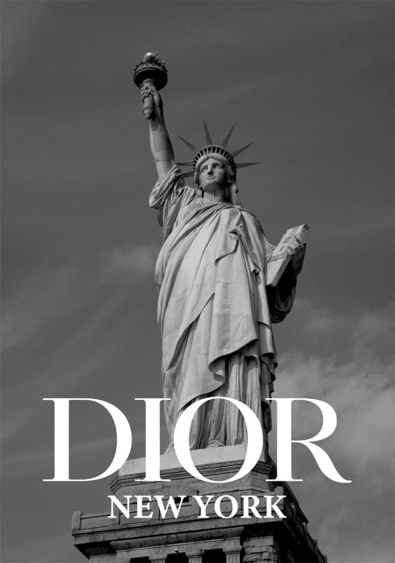 Black & White Canvas Art - Featuring iconic Landmarks