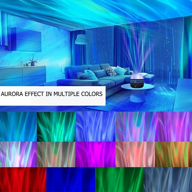 LED Galexy Ocean Wave lamp