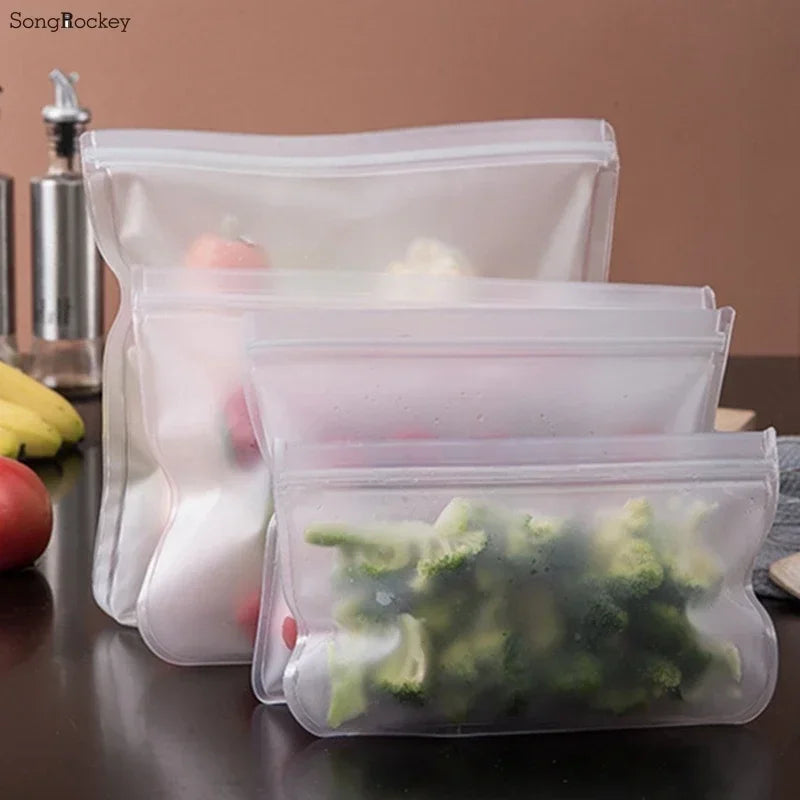 Zip & Save Silicone Pouches