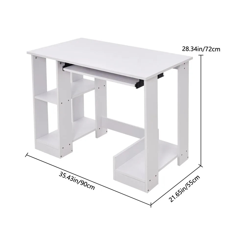 Glacier White Desk