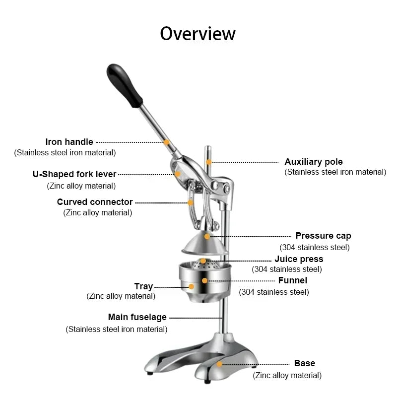 ProPress Stainless Steel Juicer