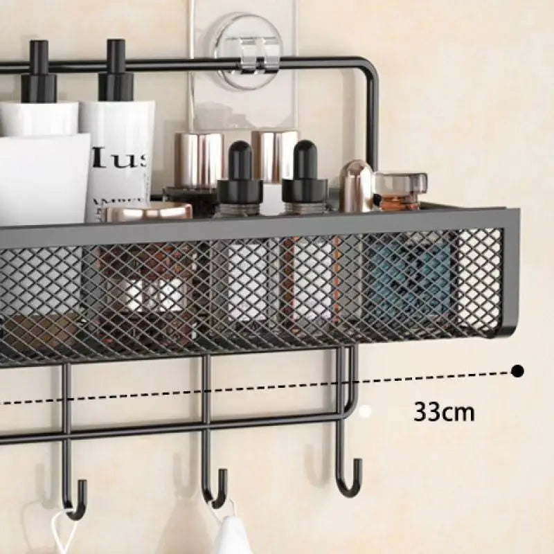Portable no drill wall mounted storage rack