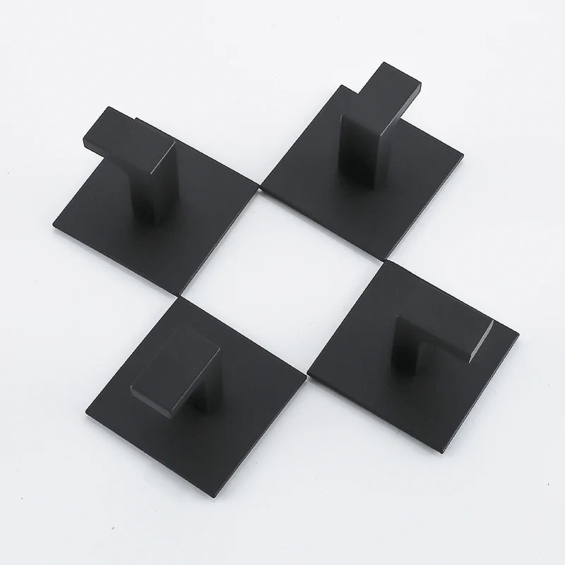 Sleek Self-Adhesive Wall Hooks