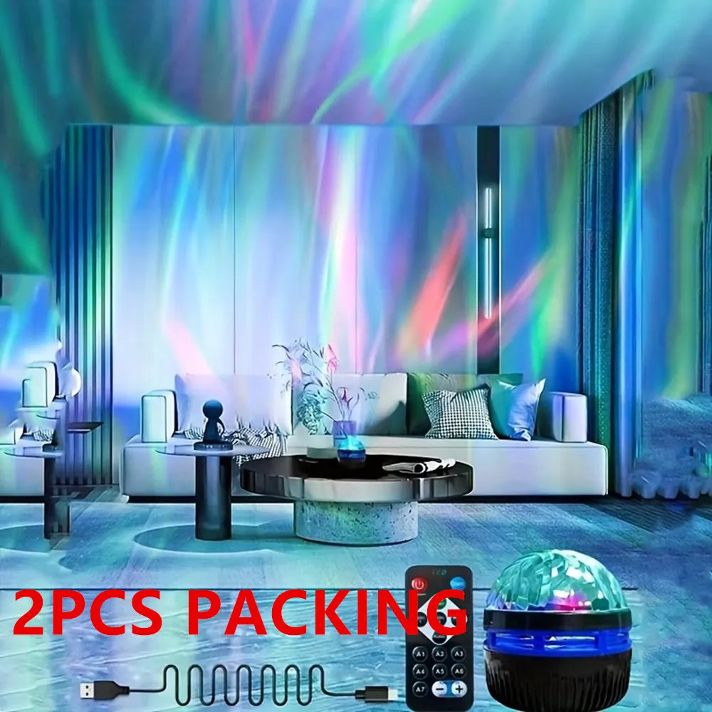LED Galexy Ocean Wave lamp