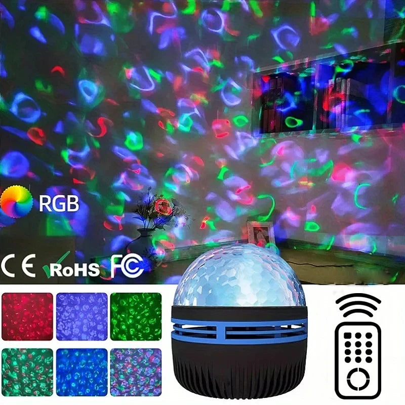 LED Galexy Ocean Wave lamp