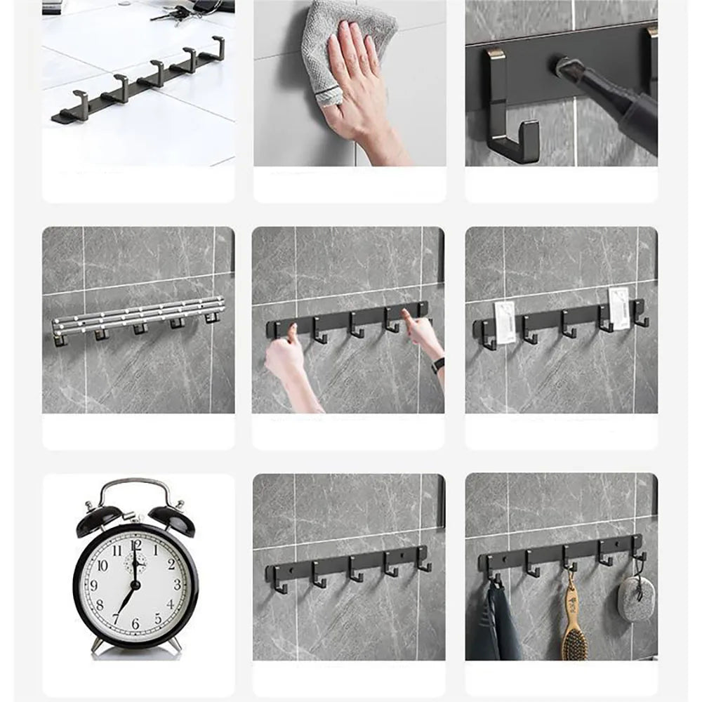 Minimalistic Adhesive wall hooks