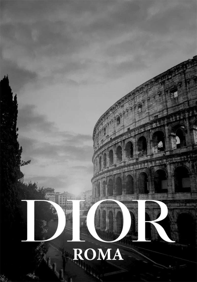 Black & White Canvas Art - Featuring iconic Landmarks