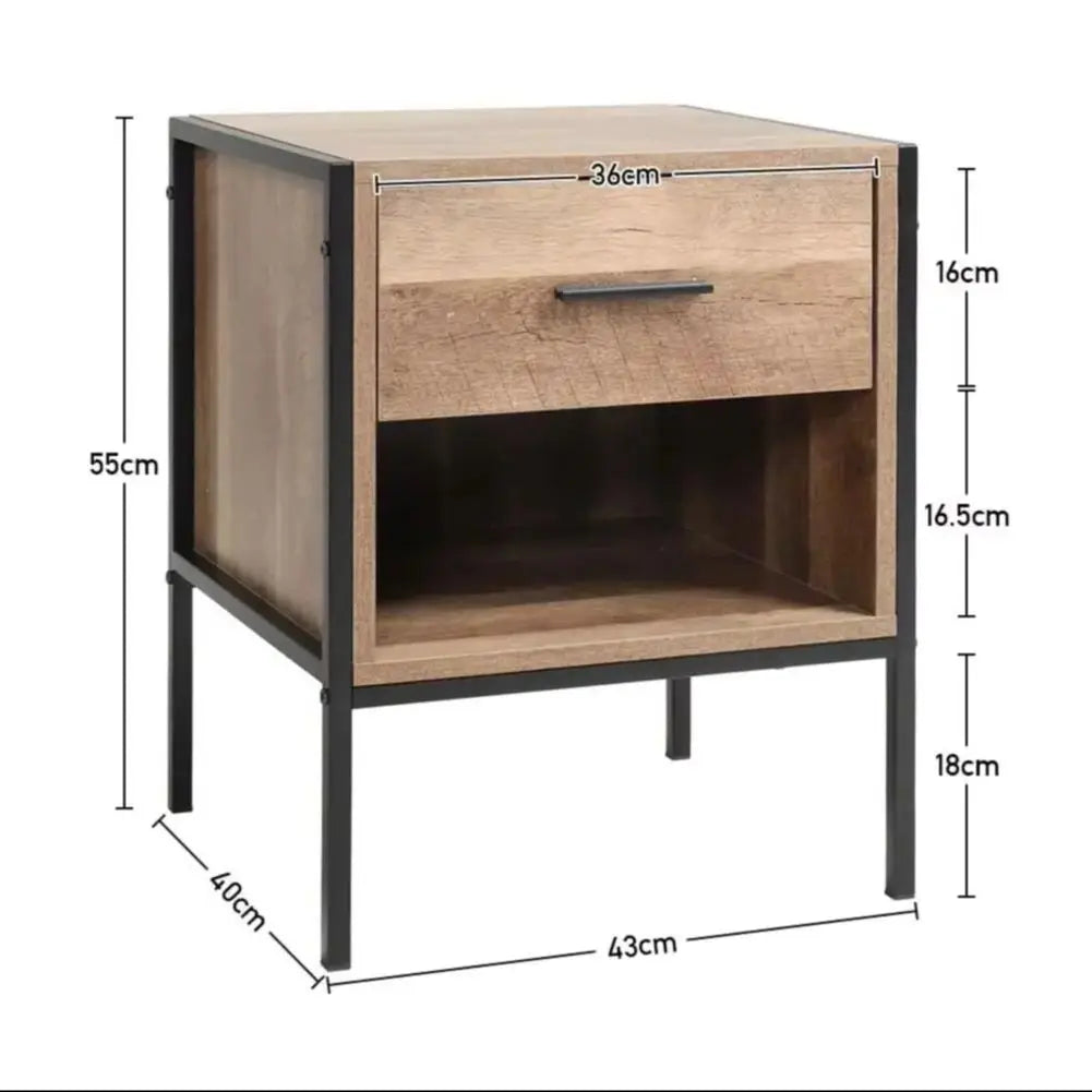 Ironwood Bedside Table