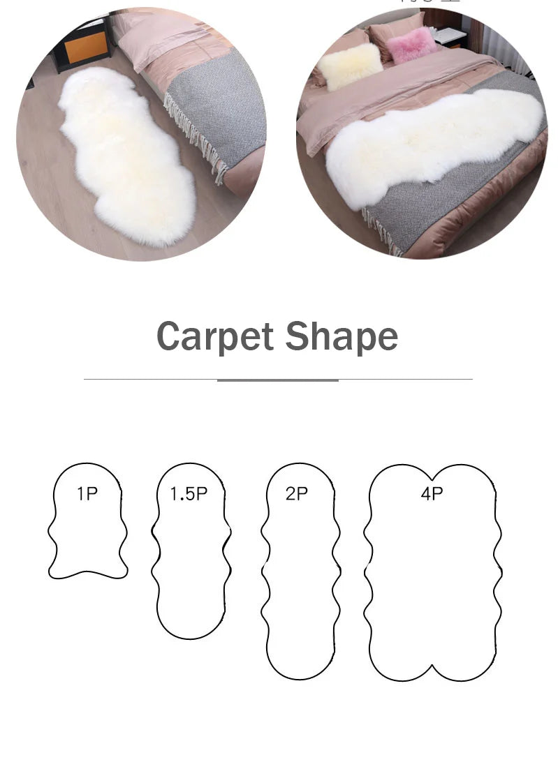 Soft Faux Fur Cloud fluffy Rug