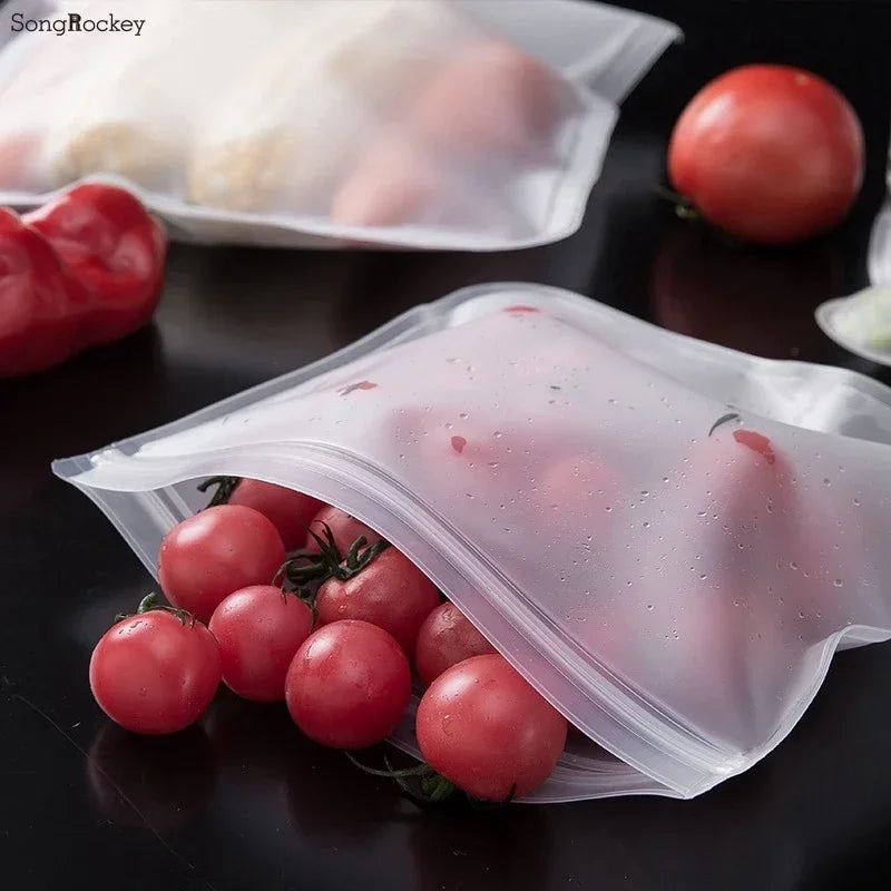 Zip & Save Silicone Pouches