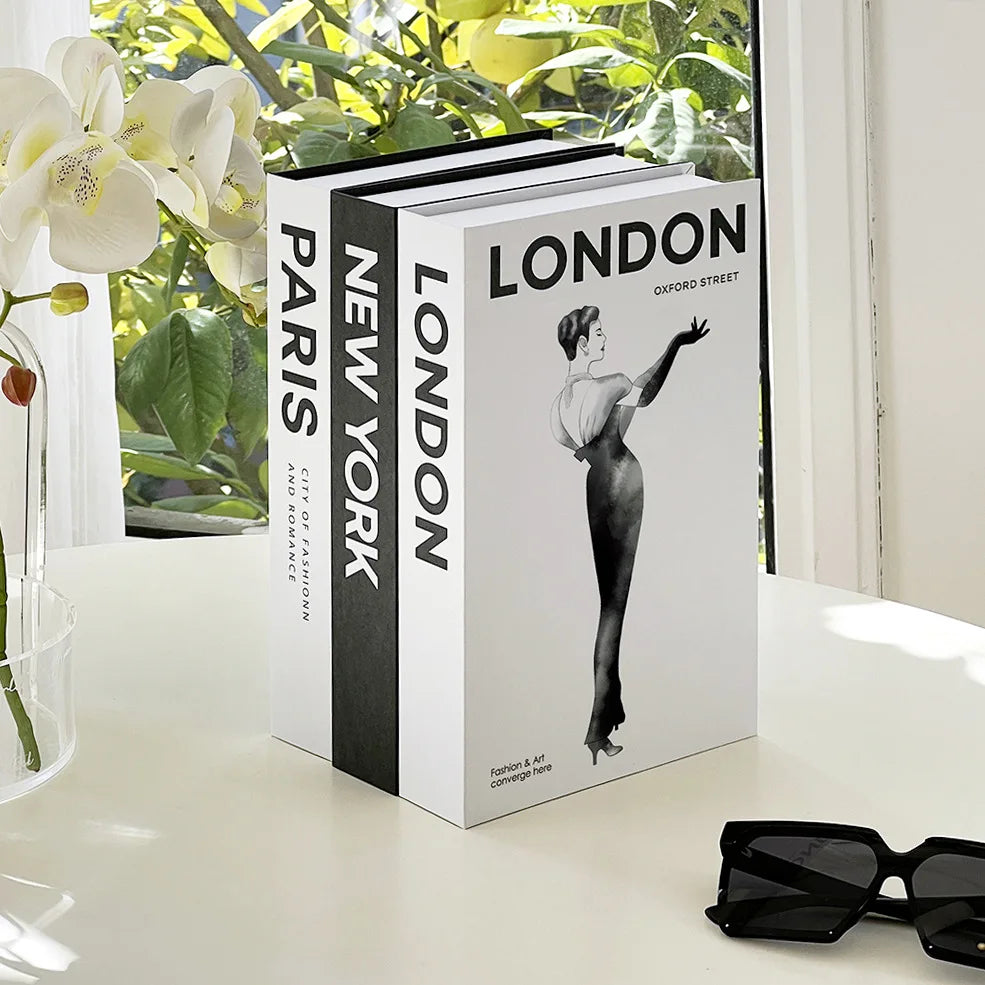 Chic Faux Book Decor