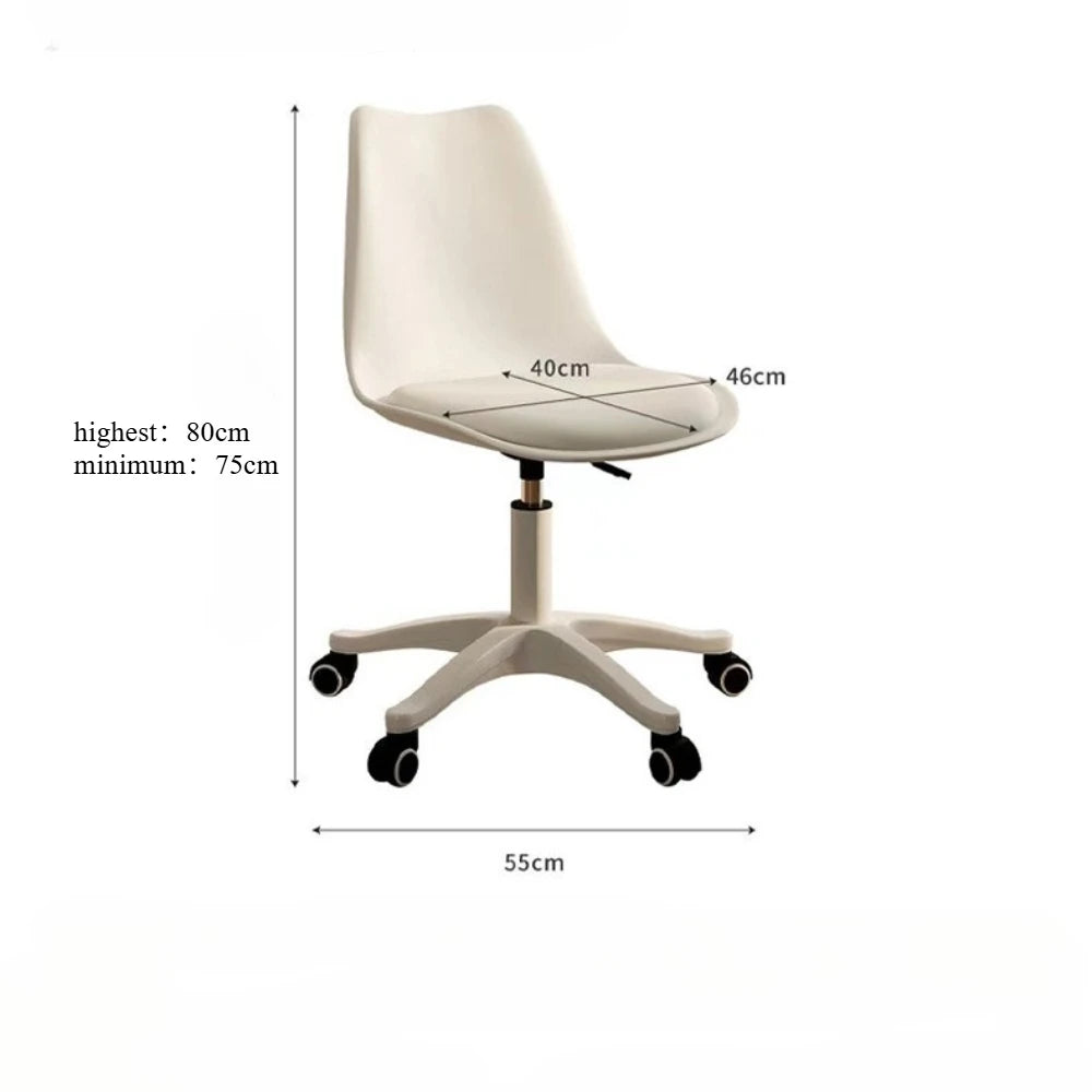 Clear Swivel Desk Chair