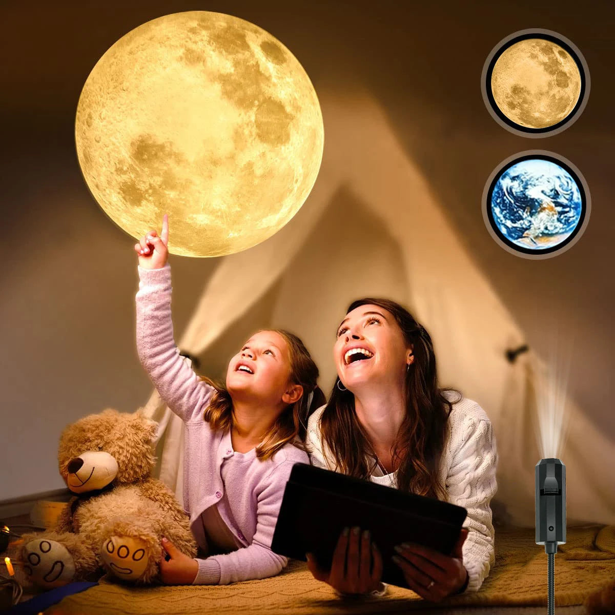 Ceiling Moon/Earth Projection Light