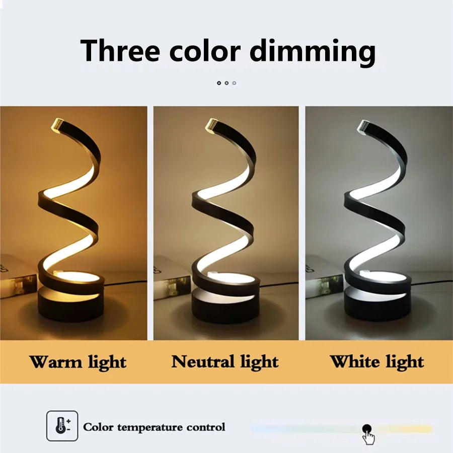 Luna Spiral LED Light