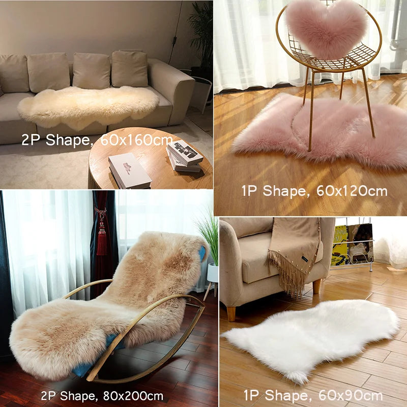 Soft Faux Fur Cloud fluffy Rug
