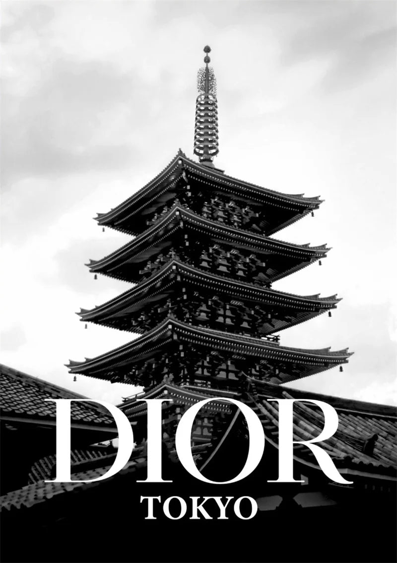 Black & White Canvas Art - Featuring iconic Landmarks