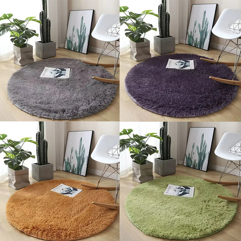 Plush Round Rug